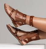 Sandalias con flecos de Suzana Santos col 2016