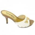 Sandalias con lazo dorado de Tchocco