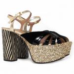 Sandalias de Charol y metal de Paruolo