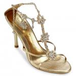 Sandalias doradas de Victoria