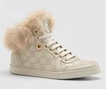 Zapatilla de deporte hi-top de piel de Gucci