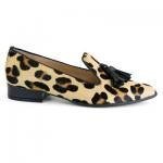 Zapatos mocasín animal print de Mikaela