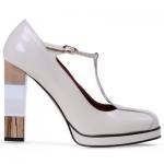 Zapatos con taco bicolor de Missoni