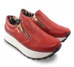 Zapatos rojos con plataforma de Marcel Burgos