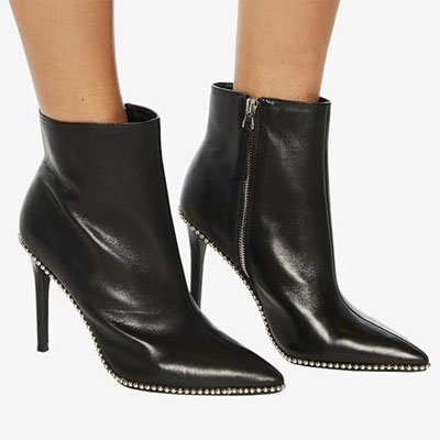 Botines con cremallera de Bardot