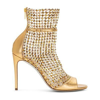 Sandalias botín GALAXIA doradas de Rene Caovilla
