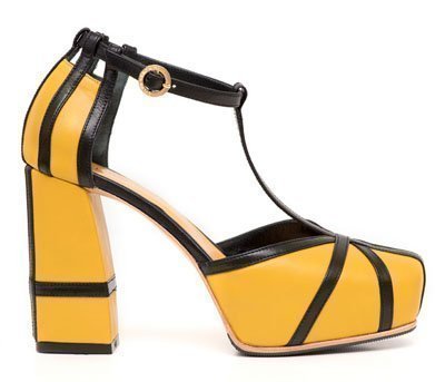 Zapatos ARLETTY DORÉ de Sylvie Geronimi