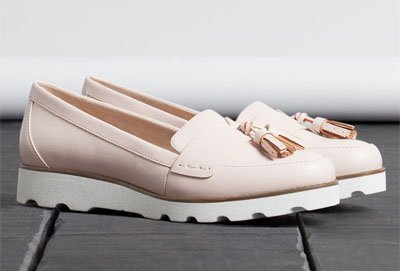 Zapatos mocasines con borla de Bershka