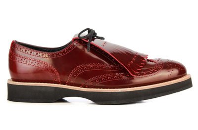Zapatos THOSHI OXFORD BURDEOS de Ferrutx