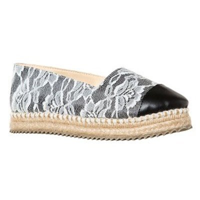 Alpargata con encaje de XL