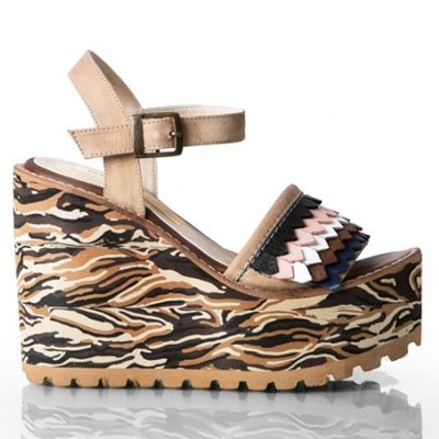 Sandalias con plataforma ECRUTAN de Guadalupe
