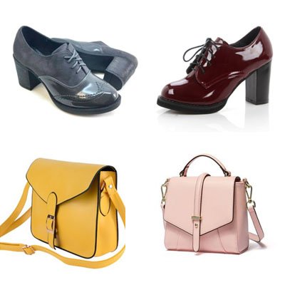 COMBINACIÓN IMPERFECTA BOLSO ZAPATOS