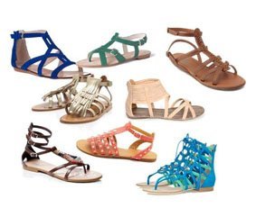 Las Sandalias Estilo Romano