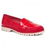 Mocasín rojo de Carolina Boix