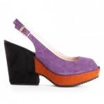 Peep Toe DESTALONADO MORADO de Cuplé