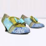 Zapato S.XVIII abotinado Hogueras de Agustín Moreno