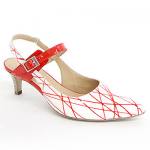 Zapatos con correa roja de Grenier Chaussures