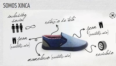 Premiaron a la marca Xinca por hacer zapatos con material reciclado Premiaron a la marca Xinca por hacer zapatos con material reciclado