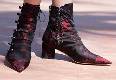 Botín FLORAL JACQUARD de Dior - colección 2016