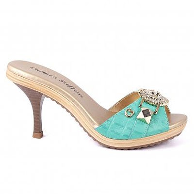 Calzado Azul Agua de Carmen Steffens