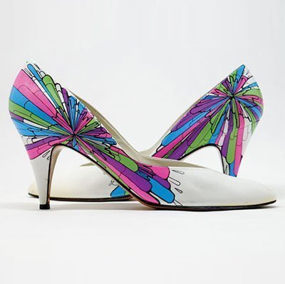 Zapatos grafiteados de Mathieu Missiaen