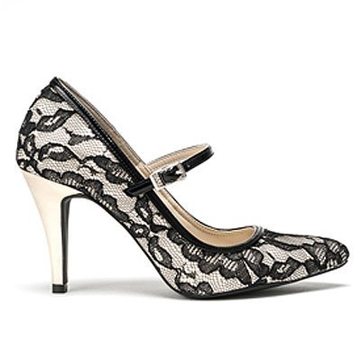 Flora Lace Pointed-toe Pumps de Summit