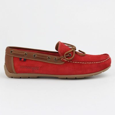 Zapato náutico en serraje de Carmela