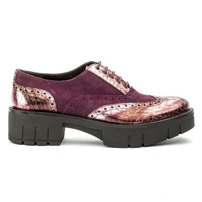 Zapatos VARDA con piel combinada de Umber