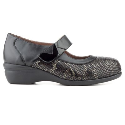 Zapatos negros con velcro de Jam
