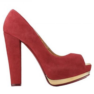 Zapatos Peep Toe de doble plataforma de Sara Navarro